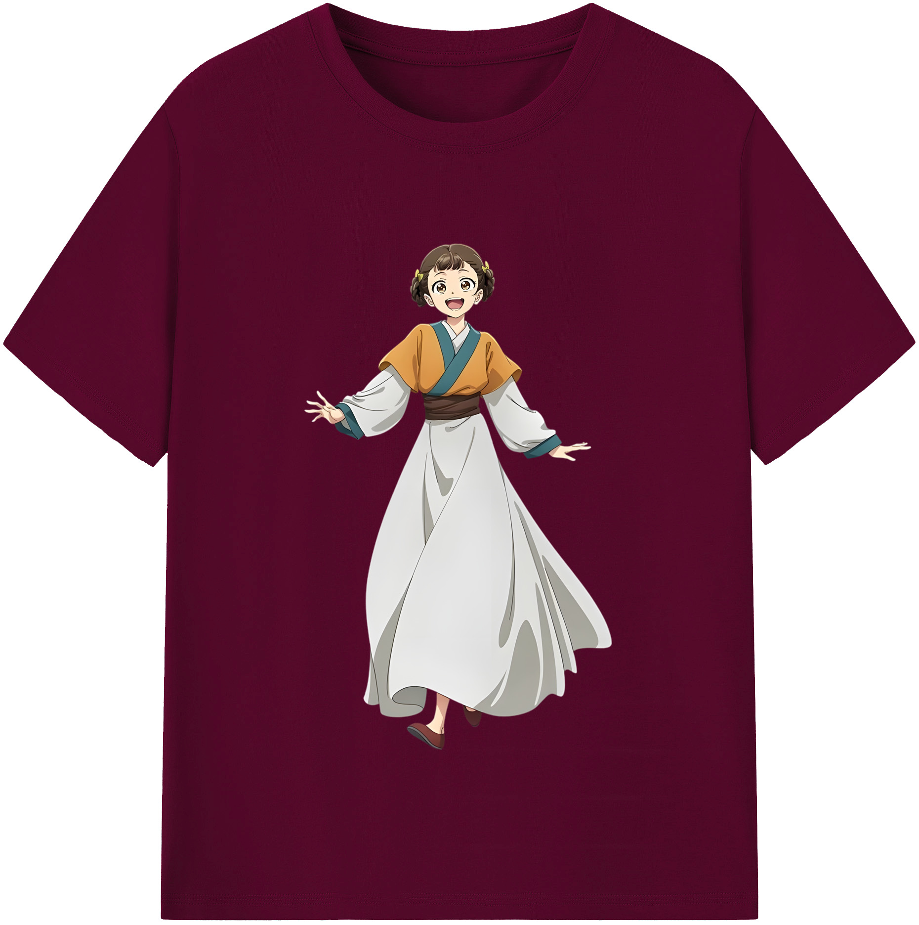 （画像用） 薬屋のひとりごと The Apothecary Diaries レディースカジュアルプリントTシャツ（綿100％）